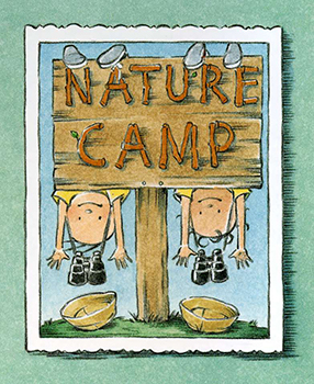 A Couple Of Boys Camp Sign